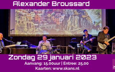 Zondag 29 januari 2023: Alexander Broussard ‘Le Canzoni Italiane’