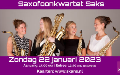 Concert: Saxofoonkwartet Saks