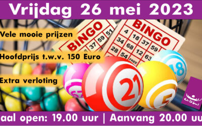 Vrijdag 26 mei: Skâns Bingo