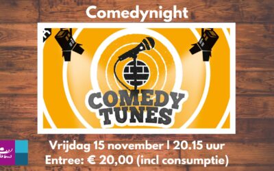 Vrijdag 15 november 2024 – Comedytunes – Comedynight